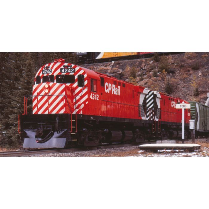 Rapido Trains HO MLW C-424 (DRS-24c) CP Rail - Action Red (5" Stripes)