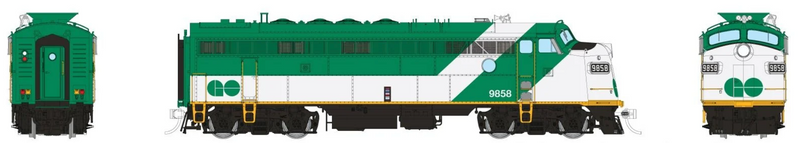 Rapido Trains HO Scale APCU GO 9858