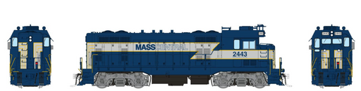 Rapido Trains HO Scale ATSF CF7 with Square Cab Mass Central 2443