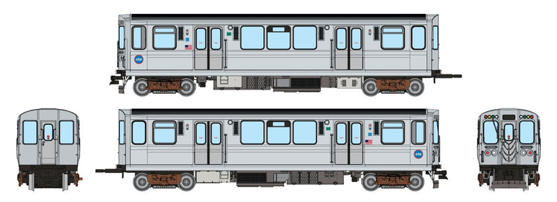 Rapido Trains HO Scale CTA 2600-series L: Circle Logo Scheme