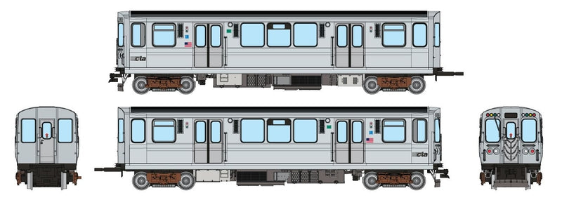 Rapido Trains HO Scale CTA 2600-series L (Unpowered): Speedlines Logo Scheme