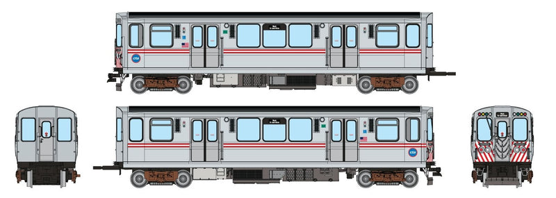 Rapido Trains HO Scale CTA 2600-series L: Work Motor Scheme