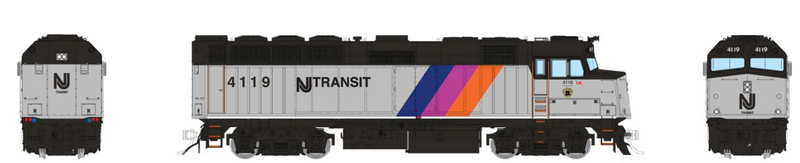Rapido Trains HO Scale EMD F40PH-2CAT NJ Transit