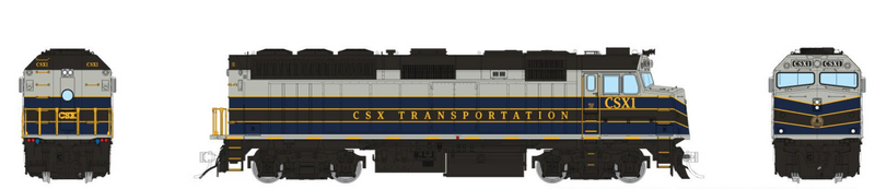 Rapido Trains HO Scale EMD F40PH CSX - B&O Heritage
