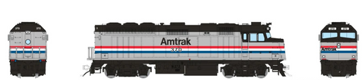 Rapido Trains HO Scale EMD F40PH with Ditchlights Amtrak - Phase III