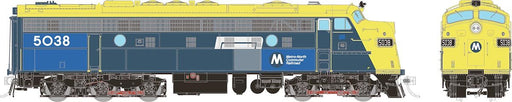 Rapido Trains HO Scale EMD: Metro North - Blue & Yellow Patch: #5038