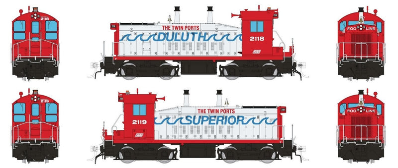 Rapido Trains HO Scale EMD SW9 2-pack: Soo Line - Red & White
