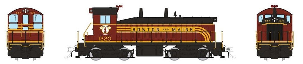 Rapido Trains 27068 HO Scale EMD SW9 (DC/Silent): Boston & Maine - As Delivered: #1227