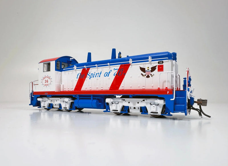 Rapido Trains HO Scale EMD SW9: Cambria & Indiana - Bicentennial Scheme: #36