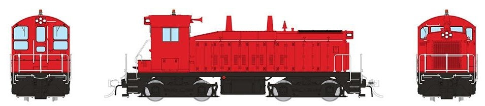 Rapido Trains HO Scale EMD SW9: Industrial Red