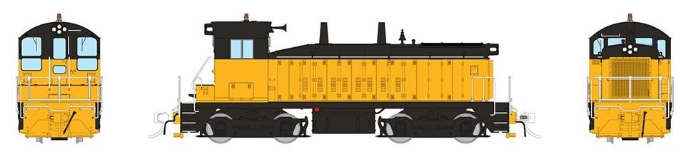 Rapido Trains HO Scale EMD SW9: Industrial Yellow