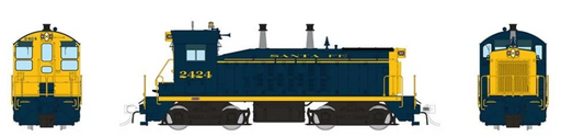 Rapido Trains HO Scale EMD SW9: Santa Fe - Bookend Scheme