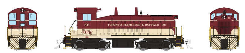 Rapido Trains HO Scale EMD SW9: Toronto, Hamilton & Buffalo: #58