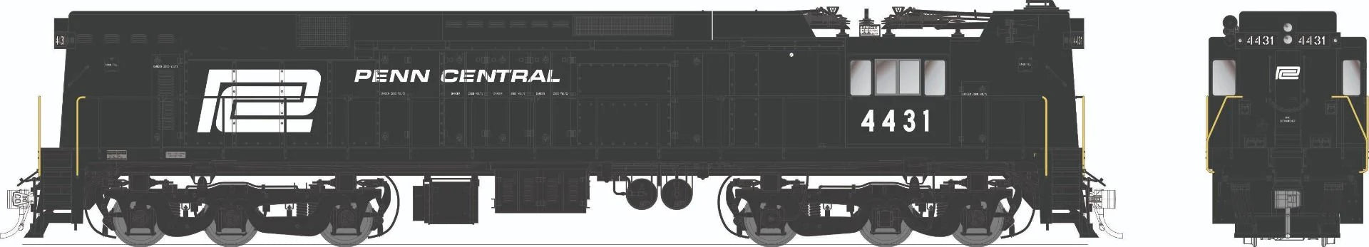Rapido Trains HO Scale GE E44a Electric Penn Central PC