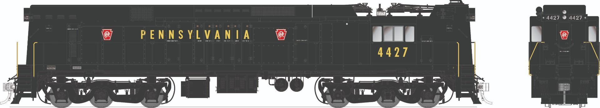 Rapido Trains HO Scale GE E44a Electric Pennsylvania PRR