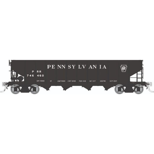 Rapido Trains HO Scale H21E4 Bay Hopper Pennsylvania "Keystone" PRR