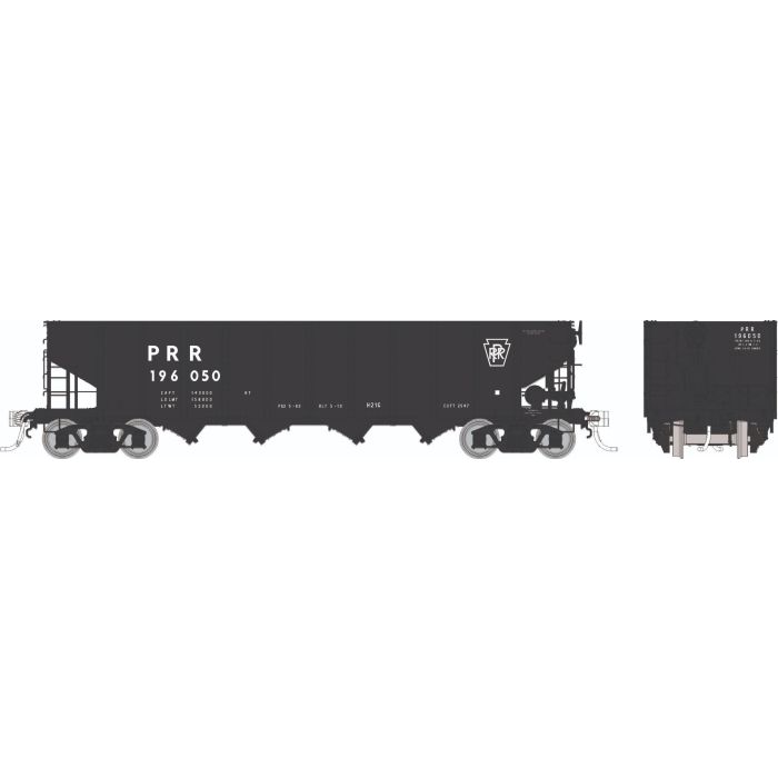 Rapido Trains HO Scale H21G4 Bay Hopper Pennsylvania "Plain Keystone" PRR