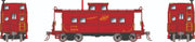 Rapido Trains HO Scale Northeastern Style Caboose (Porthole Windows) C&amp;NW "Red Scheme"