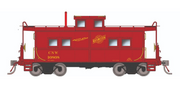 Rapido Trains HO Scale Northeastern Style Caboose (Porthole Windows) C&amp;NW "Red Scheme"