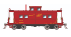 Rapido Trains HO Scale Northeastern Style Caboose (Porthole Windows) C&amp;NW "Red Scheme"