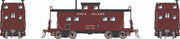 Rapido Trains HO Scale Northeastern Style Caboose (Porthole Windows) Rock Island RI