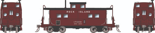Rapido Trains HO Scale Northeastern Style Caboose (Porthole Windows) Rock Island RI