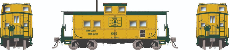 Rapido Trains HO Scale Northeastern Style Steel Caboose Maine Central "Pine Tree" MEC