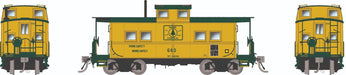 Rapido Trains HO Scale Northeastern Style Steel Caboose Maine Central "Pine Tree" MEC