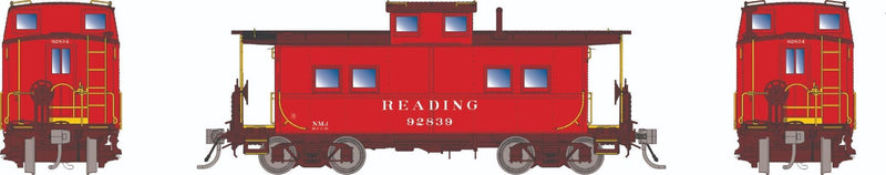 Rapido Trains HO Scale Northeastern Style Steel Caboose Reading "As Delivered" RDG
