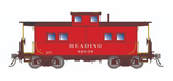 Rapido Trains HO Scale Northeastern Style Steel Caboose Reading "As Delivered" RDG