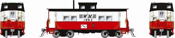 Rapido Trains HO Scale Northeastern Style Steel Caboose Western Maryland "Circus Scheme" WM