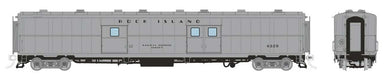 Rapido Trains HO Scale PC&F Economy Baggage Rock Island
