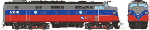Rapido Trains HO Scale Rebuilt FL9: Metro North - Red & Blue: #2018