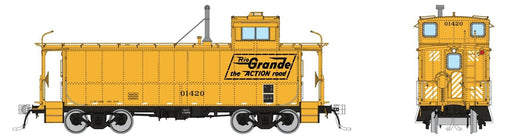 Rapido Trains HO Scale Rio Grande Steel Caboose D&RGW