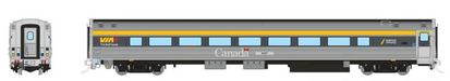 Rapido Trains HO VIA HEP2 Coach: VIA Rail - Grey Scheme