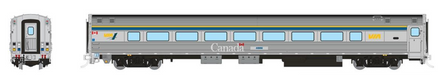 Rapido Trains HO VIA HEP2 Coach: VIA Rail - HEP2 Club Scheme