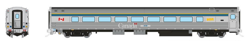 Rapido Trains HO VIA HEP2 Coach: VIA Rail - HEP2 Coach Scheme