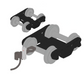 Rapido Trains Rapido Bits: HO Track-Powered EOT Flasher + Trucks: Silver