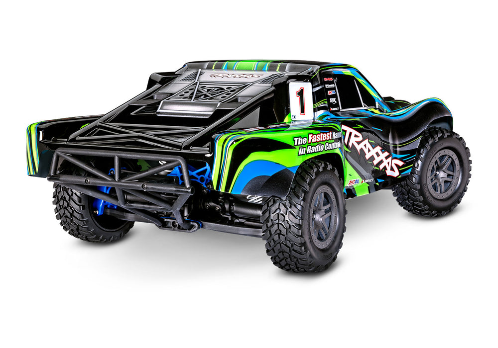 Traxxas 68154-4  Green 4x4 Slash RTR 1/10 BL-2s Brushless Short Course Truck
