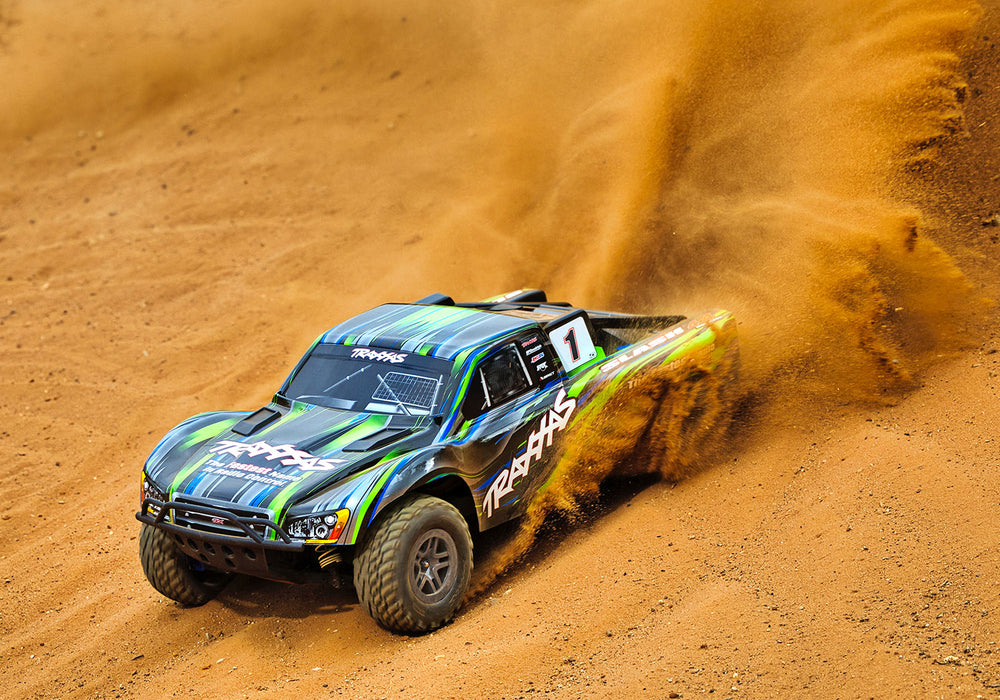 Traxxas 68154-4  Green 4x4 Slash RTR 1/10 BL-2s Brushless Short Course Truck