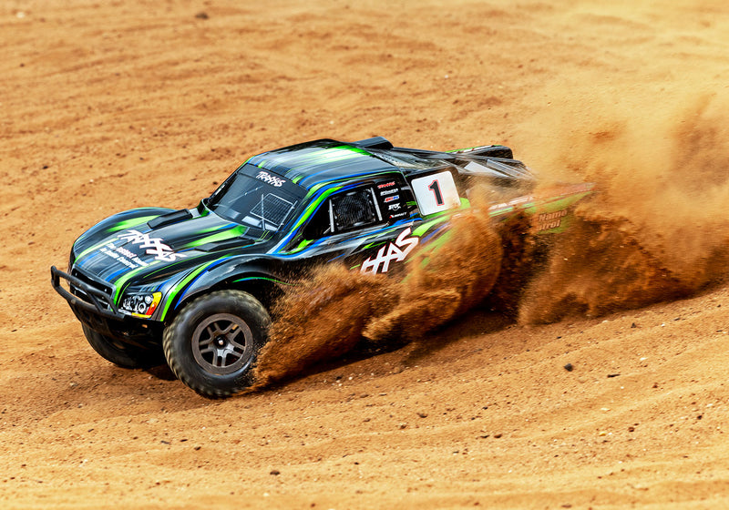 Traxxas 68154-4  Green 4x4 Slash RTR 1/10 BL-2s Brushless Short Course Truck