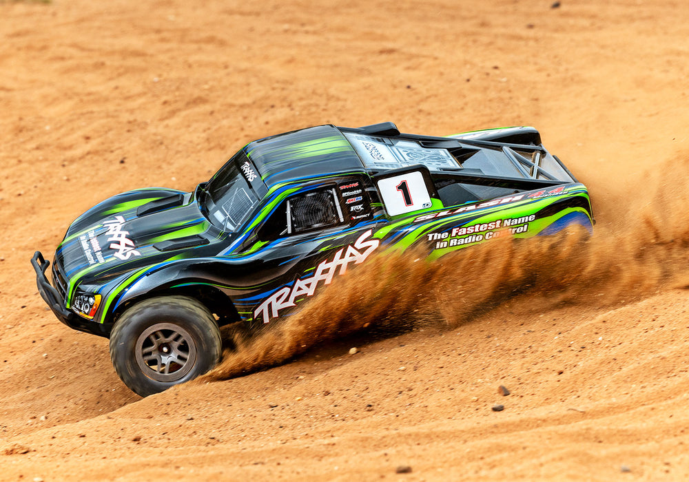 Traxxas 68154-4  Green 4x4 Slash RTR 1/10 BL-2s Brushless Short Course Truck
