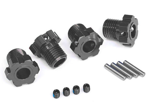 Traxxas 8654G Gray Anodized Splined 17mm Wheel Hubs (4 Pack)