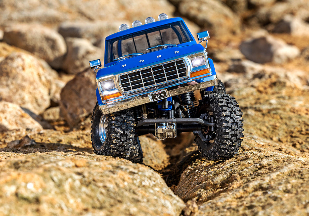 Traxxas 97044-1 Blue 1/18 TRX-4m High Trail Edition Ford F-150 Truck