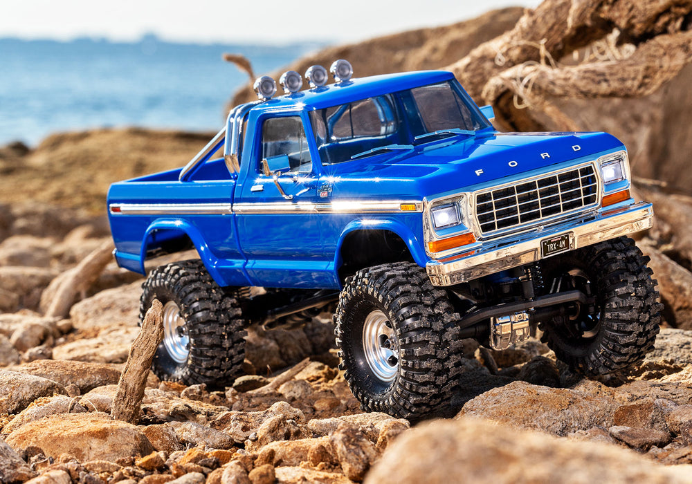 Traxxas 97044-1 Blue 1/18 TRX-4m High Trail Edition Ford F-150 Truck