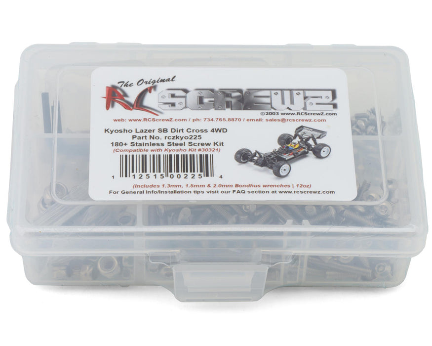 RC Screwz RCZKYO225 Kyosho Lazer SB Dirt Cross Stainless Steel Screws Kit