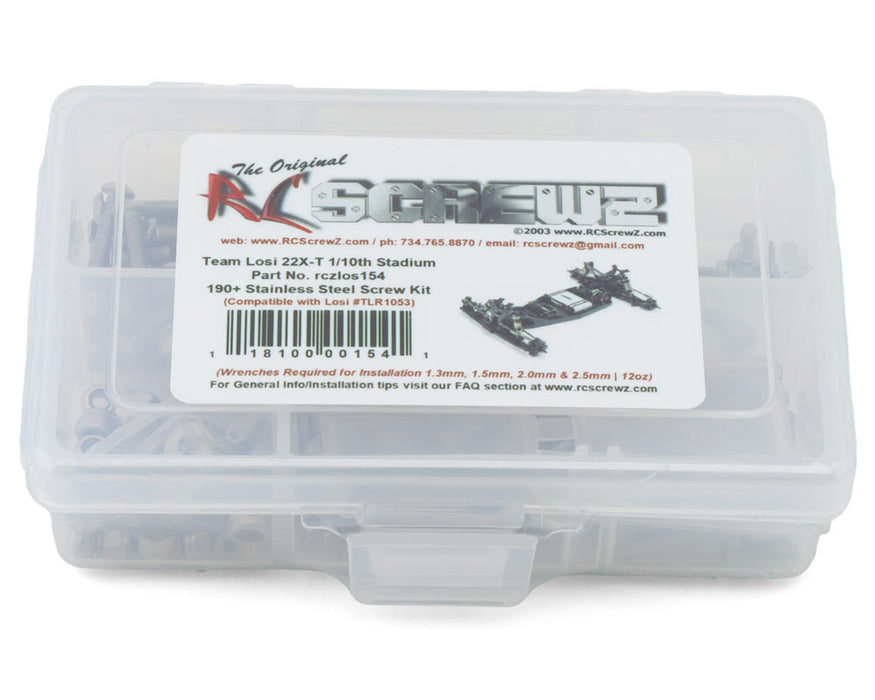 RC Screwz RCZLOS154 Team Losi Racing 22X-T 1/10 2WD Stadium Truck Stainless Steel Screw