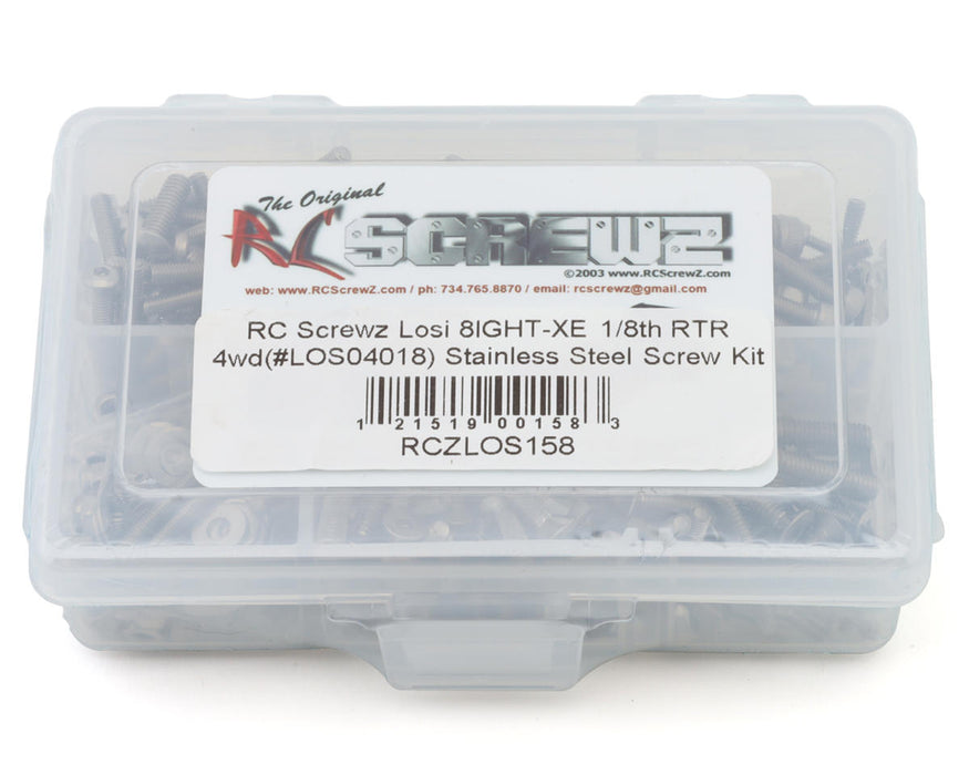 RC Screwz RCZLOS158 Losi 8IGHT-XE 1/8 4WD Buggy Stainless Steel Screw Kit