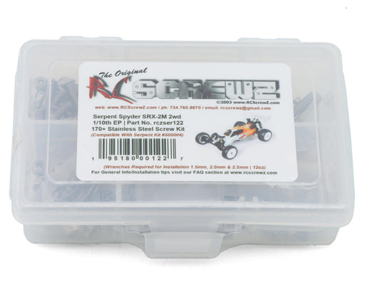 RC Screwz RCZSER122 Serpent Spyder SRX-2 MM 1/10 2WD Buggy Stainless Steel Screw Kit