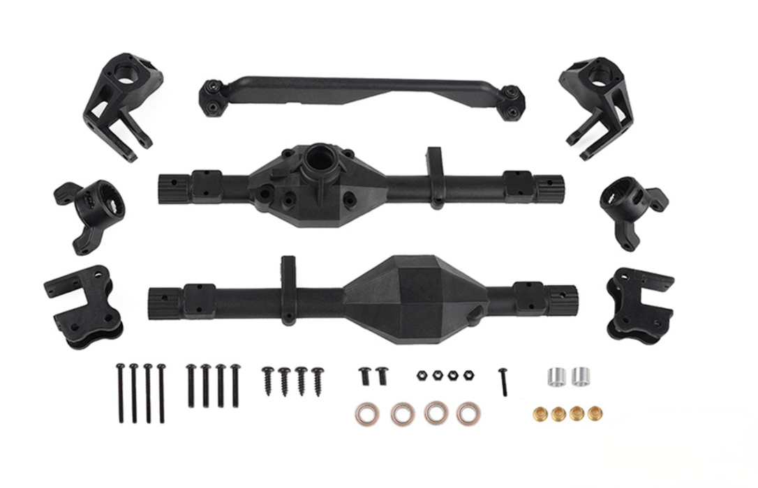RC4WD RC4ZS2204 Black Plastic Front Axle Housing for Miller Motorsports Pro Rock Racer